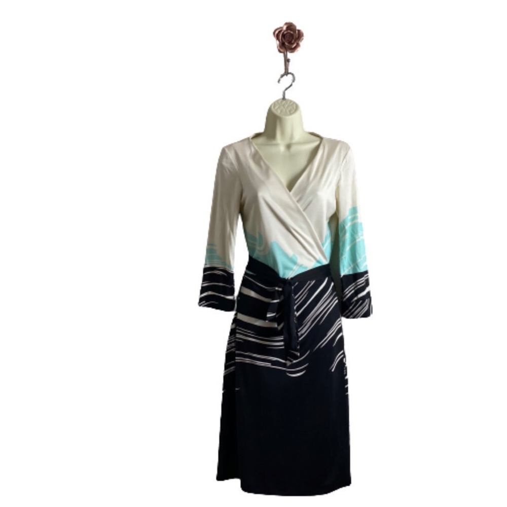 Diane Von Furstenberg Silk Julian II Wrap Dress